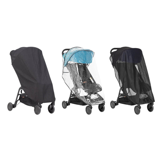 mountain buggy nano travel stroller all weather cover set storm y storm cover 3/4 view_default