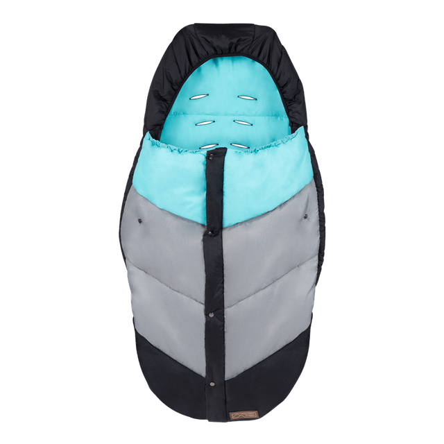Mountain Buggy suave y duradero forrado de melocotón sleeping bag en color ocean_ocean