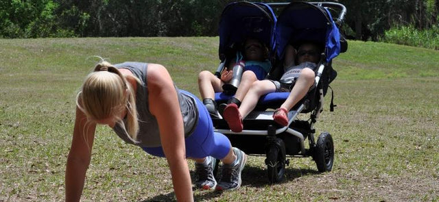 Incorporate exercise and fresh air with your child