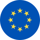 EUR Union européenne FLAG ICON - rond
