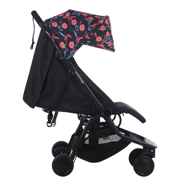 mountain buggy nano silla de paseo recién nacido posición de descanso vista lateral - edición limitada año del conejo tela 2023_año-del-conejo