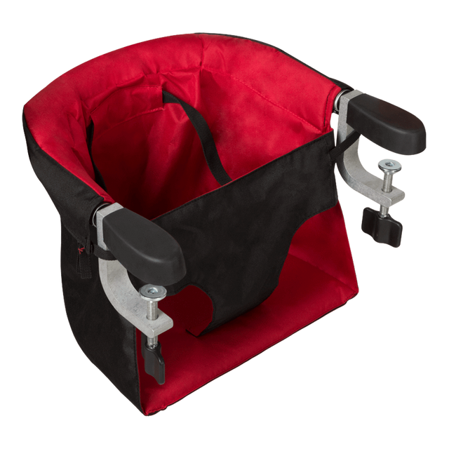 mountain buggy pod chaise haute portable en couleur rouge piment_chilli