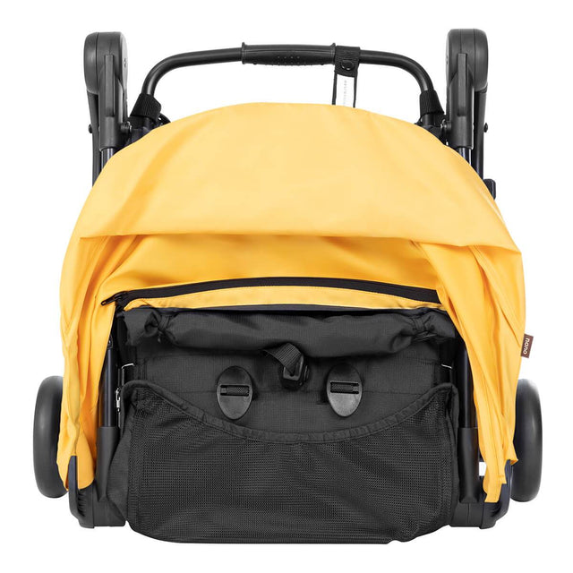 mountain buggy nano  travel buggy in color cyber showing front view of compact fold_cyber