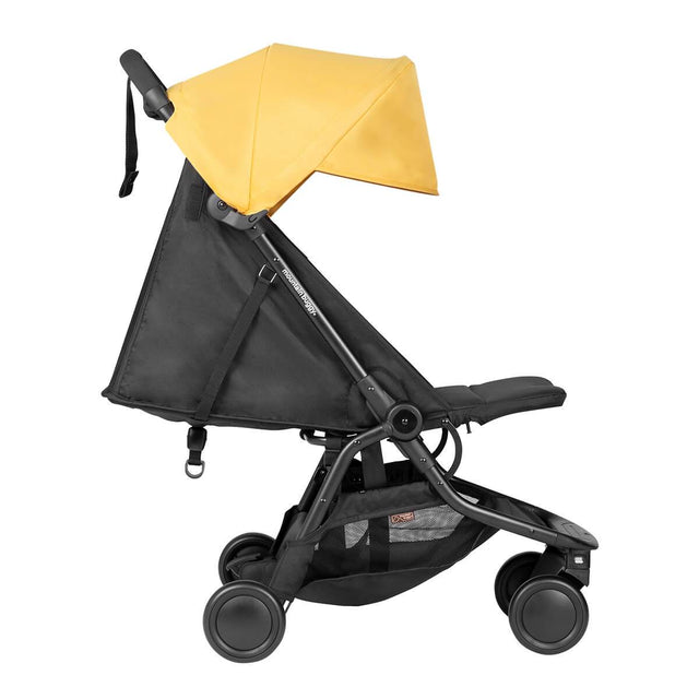 mountain buggy nano  travel buggy in color cyber showing full lie flat seat_cyber