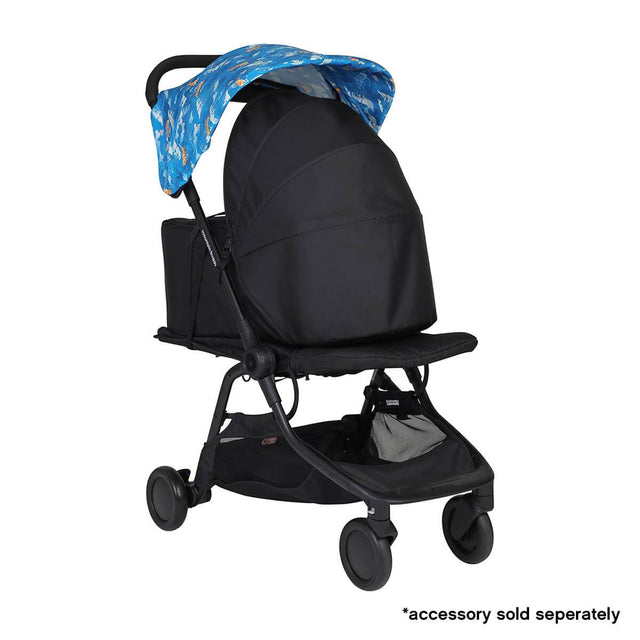 nano buggy year of tiger ocean design shown as an optional newborn ready mode with cocoon accessory_year of tiger