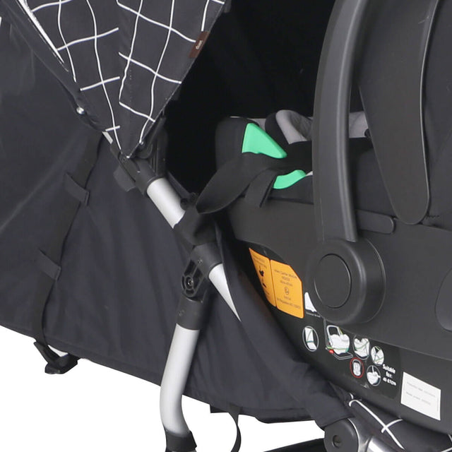universal car seat adaptor duet™ single belt style