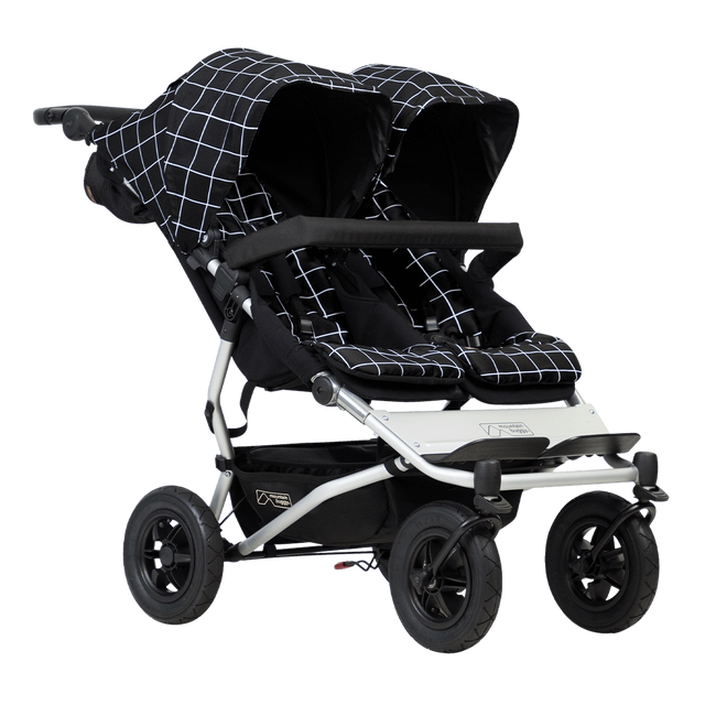 Mountain Buggy duet silla de paseo doble hecha para mamás y oh bebé galardonada en color grid_grid