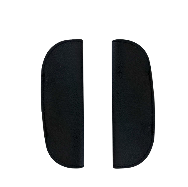 harness shoulder pads (pair) for luxury collection - black