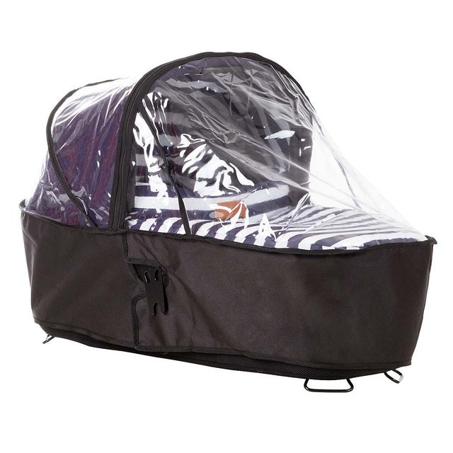 Mountain Buggy carrycot storm cover on an urban jungle luxury carrycot in nautical_default