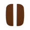 harness shoulder pads (pair) for luxury collection - tan