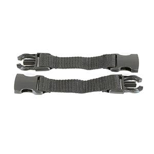 Mountain Buggy harness extension strap for legacy harnesses showing 2 straps in colour black_black