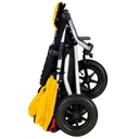 mountain buggy swift compact fold side view shown in color gold_gold