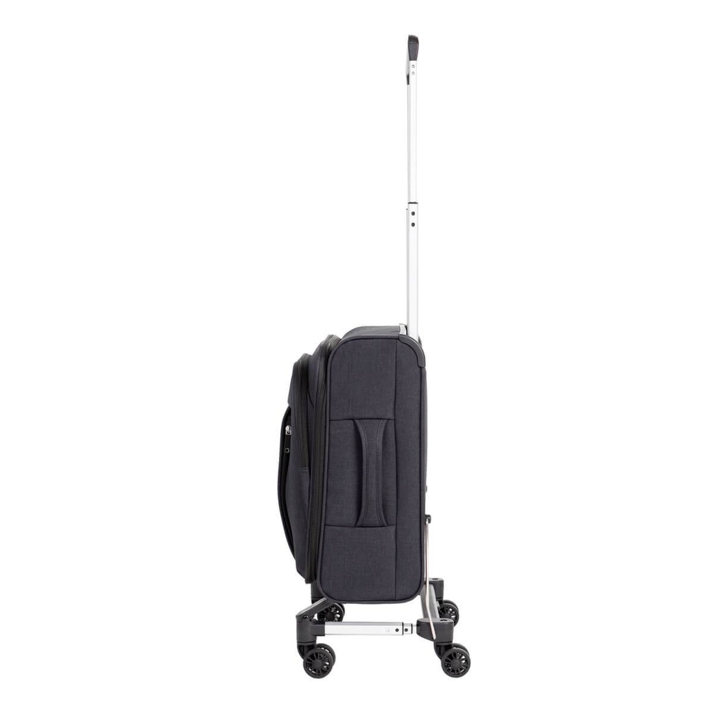 Mountain Buggy skyrider carry on luggage shown with wheels in compact mode