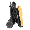 mountain buggy nano travel buggy in colour cyber showing compact fold from the side_cyber